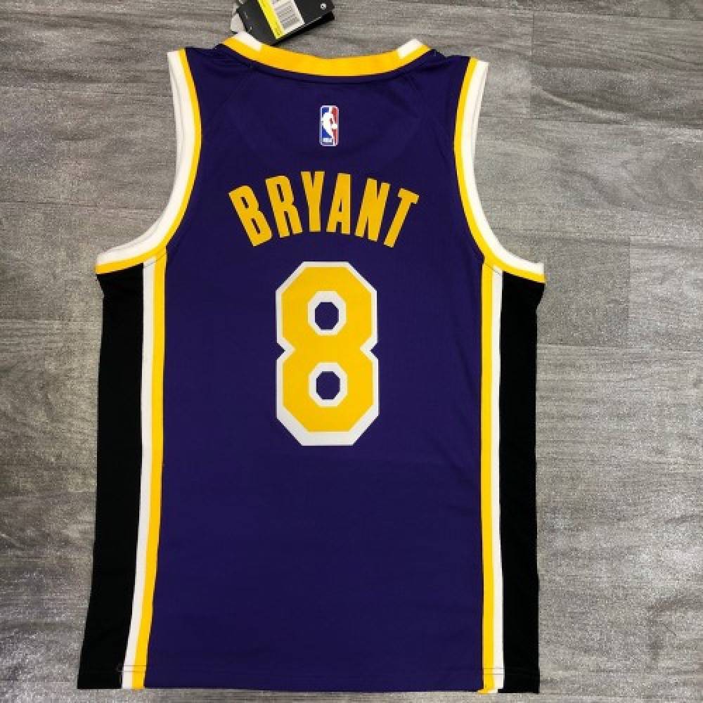 Men's Los Angeles Lakers Kobe Bryant #8 Jordan Purple 20/21 Swingman Jersey - Statement Edition-Pro Kit Vault | Brand New 26/27 Sports Jerseys